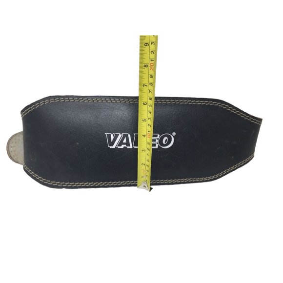 Valeo 6" Leather Weightlifting Belt - Back Support for Body Builders and Weight - Picture 4 of 9